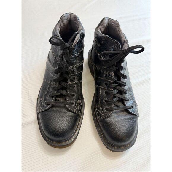 Dr. Martens Men’s Harrisland Black Leather Lace Up Boots Size 9 M main image 6